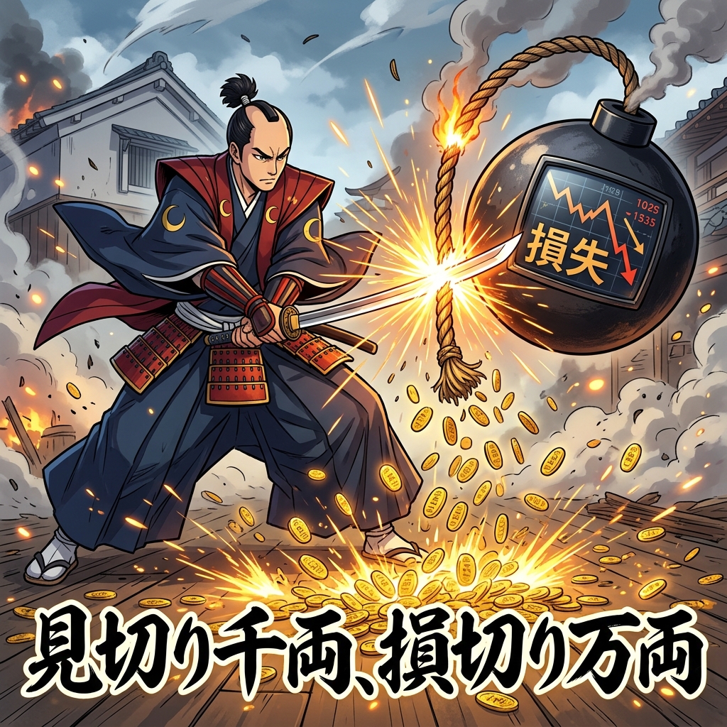 見切り千両、損切り万両
