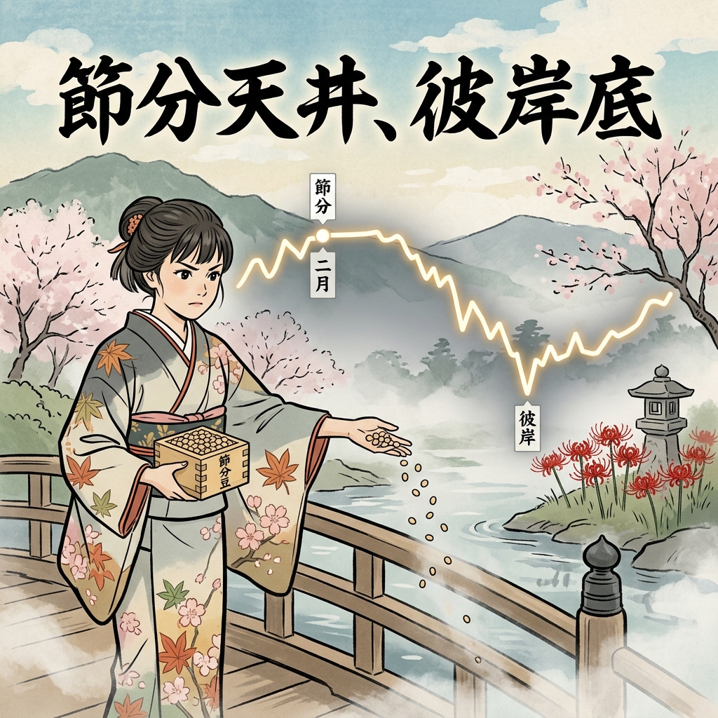 節分天井、彼岸底